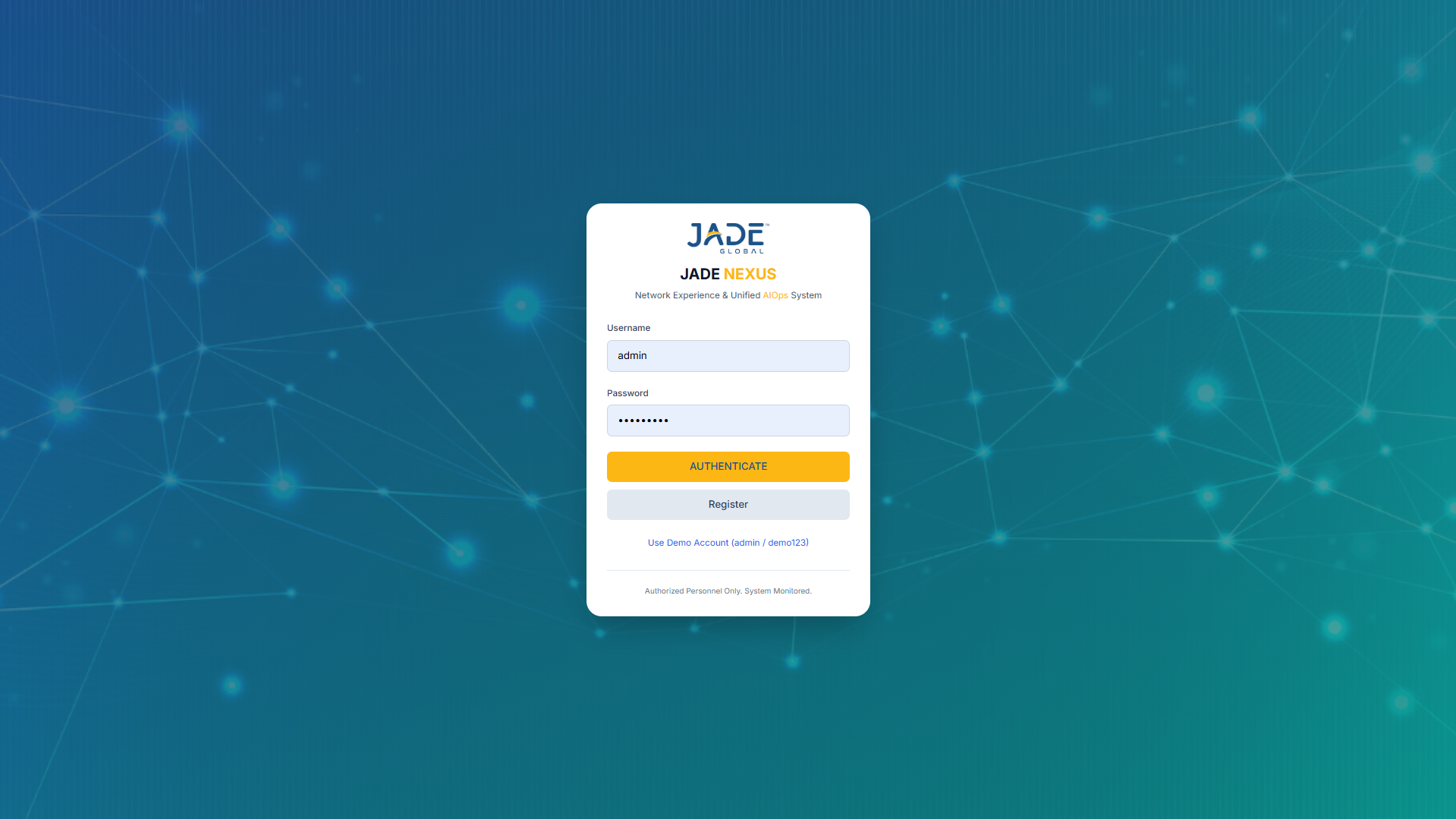 NEXUS Dashboard UI 1