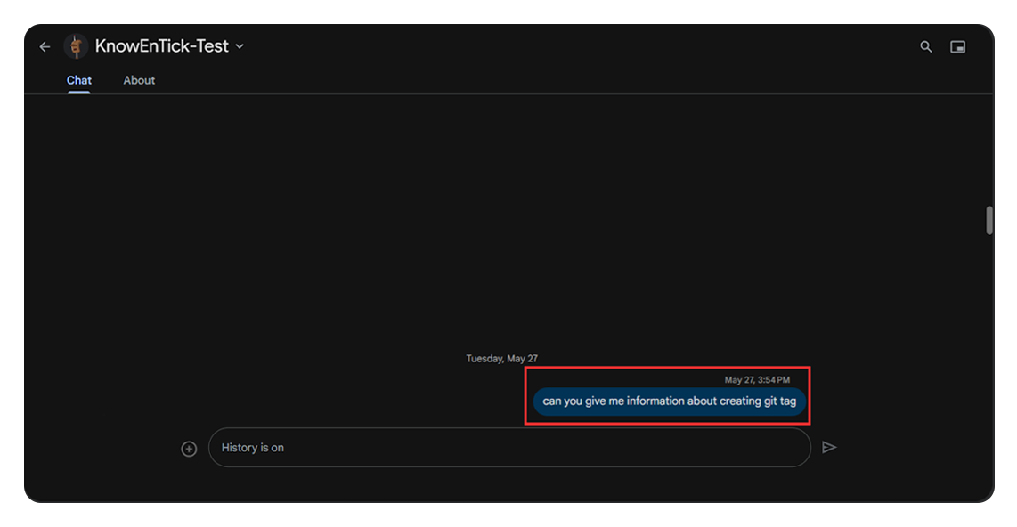 User Asks